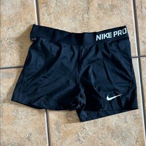 Nike Pro Women's Black Athletic Shorts